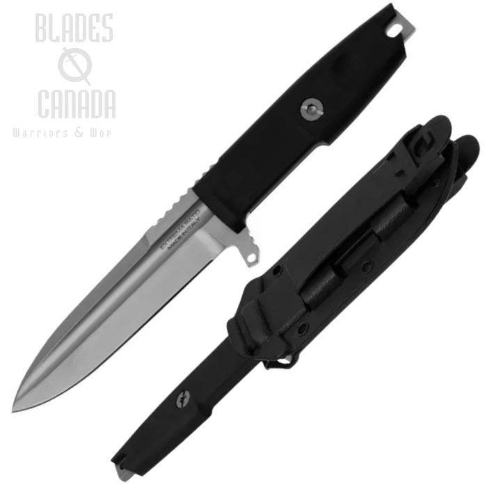 Extrema Ratio Defender 2 Fixed Blade Knife, N690 SW, Black Kydex Sheath